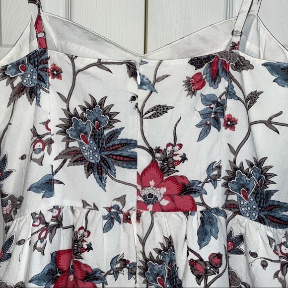 Ann Taylor Loft Linen Blend Floral Dress Size 12 NWT - Picture 6 of 11